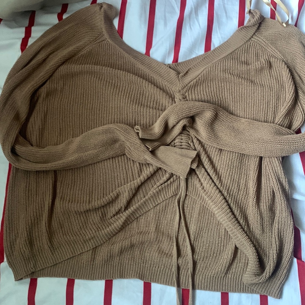 Brown blouse never worn